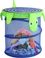 Collapsible Laundry Basket - Beach Toy Storage Basket - Creative Foldable Structure Basket For Balcony Clothes Garden Garbage