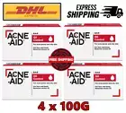 4X 100G ACNE-AID Soap Bar Oil Control For Acne Prone Skin Removes Excessive Oil