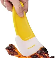 Silicone Cleaning Scraper,Silicone Remover Scraper,Kitchen Cooking Silicone Cleaning Pot Scraper - Non-stick Small Scraper for Cleaning Pots, Bowls, Sink Countertops, Dishes