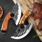 Forged Meat Cleaver Kitchen Chef Knife Fishing Fruit Cutting Knife BBQ Butcher