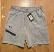 NEW 2024! Under Armour Men's Unstoppable Fleece Shorts Mod Gray Men's Small $70