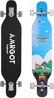 Amrgot 42 inches Complete Longborads Drop Through Deck Concave Cruise Professional Longboards