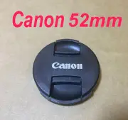 52mm Genuine OEM Canon snap-on Front Lens Cap: E-52II Made in Japan
