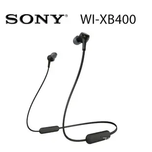 【限時下殺】SONY WI-XB400 運動藍芽耳機 無線｜重低音｜入耳式SONY XB400 頸掛式藍芽耳機 G64I