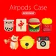 airpods 保護套 pro 耳掛 防丟繩 鬥牛犬 法鬥 科基 柴犬 貓 麻將 巴戈 八哥 交換禮物(59元)