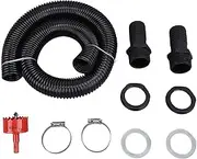 Rain Connector Kit Durable Efficient Water Collection 39.4in (with Hole Opener)
