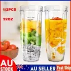 1/2PCS 32OZ Replacement Cups For Nutri Ninja Blender Auto iQ 900w 1000w 1500w AU