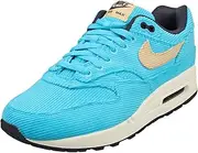 [Nike] Men's Air Max 1 PRM Baltic Blue/Sesame-Gridiron (FB8915 400) - 9.5