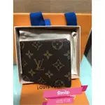 現貨+免運 LOUIS VUITTON LV MONAGRAM經典花紋折疊短夾 M60895 現貨