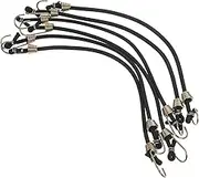SEWOART 6pcs Elastic Bungee Cords with Hooks Durable Rubber Straps for Versatile Use Camping Luggage and Outdoor Activities Adjustable and Heavy Duty Design