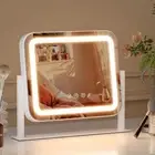 “12x14'' Vanity Mirror with Lights Featuring a Dimmable Makeup 12"L x 14"W