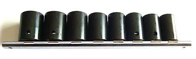 9pc 1/2" SHALLOW AIR IMPACT SOCKET SET SAE