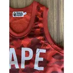 A BATHING APE RED CAMO BAPE BASKETBALL TANK 迷彩球衣 HUMAN MADE