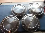 1981-1988 Cadillac Deville Seville 14" Hubcaps (4) silver missing center parts