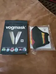 Vogmask - Rasta Colors - Medium - No Filter NIB Festival Wear, Smoke Season