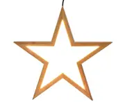 Large Ceiling Bamboo Star LED Hanging Lamp Natural Home Decor Lighting Pendant