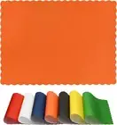 Paper Placemats for Dining Table – Disposable Scalloped Edges Color Table Mats G