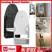 Ironing Board Holder Hanger Door Cupboard Wall Mount Storage Rack Black/White KP