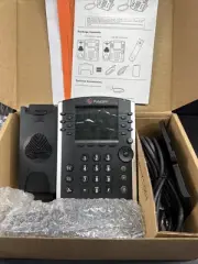 NEW Polycom VVX410 IP Gigabit Color HD Voice 12-Line Office Phone 2200-46162-001