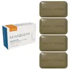 Psoriasis Dead Sea Mud Soap with Argan Oil & Shea Butter, 4.25 Oz, 4 Bars, Derma