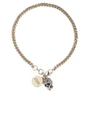 Alexander Mcqueen Pave Skull Bracelet
