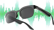SVCEQZE Wirelessglasses for Women | Built-In Speakers Smart Wireless Headphone Sunglasses,Lightweight Frame UV Protection Audio Call Headphones Lenses Unisex Sunglasses for Sports Athletic Work Game