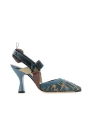 Fendi Colibri Velvet Pumps