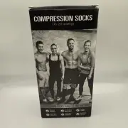 Compression Socks 3 Pairs Soze L/XL Unisex Improve Performance & Faster Recovery