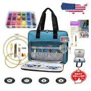 99 DMC Thread Embroidery Kit with Organizer Bag, Perfect for Kids & Adults