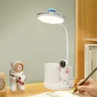 LED USB Astronaut Flexible Desk Lamp Dimmable Memory Bed Read Table Study Light
