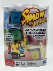 Simon Flash Cubes Hasbro Electronic Game 4 Games Sound Color Changing Simon Says