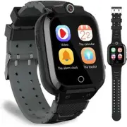 Kids Smart Watch for Boys Toys for 3-10 Year Old,1.44" HD Touch Screen,14 Puzzle Games,Dual Camera Video Recording Pedometer(Black)