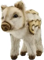 [HANSA] BH5341 Red Boar Plush Toy, 11.0 x 3.9 x 7.5 inches (28 x 10 x 19 cm), Acrylic
