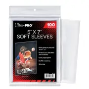 Ultra Pro 5x7 Soft Sleeves Pack Of 100 - 5 x 7 Great for photos!