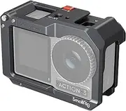 SMALLRIG Action 3 Action 4 Camera Cage for DJI, Protective Cage Compatible for DJI Mic, Protective Frame for DJI Osmo Action 3 Action 4-4119B
