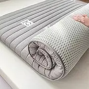 Folding Futon Mattress, Thick Floor Futon Mattress, Breathable and Comfortable Japanese Mat, Portable Sleeping Mat, Roll Up Folding Lounge Chair for Bedroom,