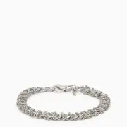 [Emanuele Bicocchi] Silver 925 intricate chain bracelet M Metal