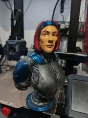 Bust Statue Of Bo Katan Kryze Star Wars Katee Sackhoff Mandolorian