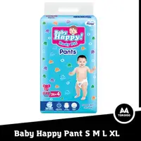 在飛比找蝦皮購物優惠-幫寶適褲 Baby Happy Baby 尿布褲 S M L
