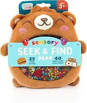 Chuckle & Roar - Sensory Seek & Find Bear - Scavanger Hunt on The Go - Great for Car Rides - Family Game for Toddlers - Ages 3 and Up
