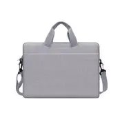 BOOC Laptop Bag with Handle/ Body Strap 15-inch Portable Laptop Bag - Grey