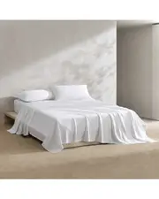 Calvin Klein 300 Thread Count Micro Dot Grid Cotton Sateen Sheet Set