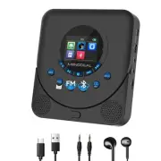 CD Player Portable,Dual Stereo with CD Player with Speakers,Rechargeable CD P...