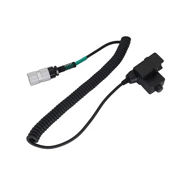 1 PC U94 PTT Headset Adapter Walkie Talkie Adapter For PRC-152 Two Way Radio