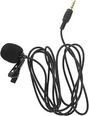 GAROZATION Lavalier Microphone Clip for Video Recording Durable Microphone for Smartphones and Tablets Sound Capture for Vlogging and Professional Use