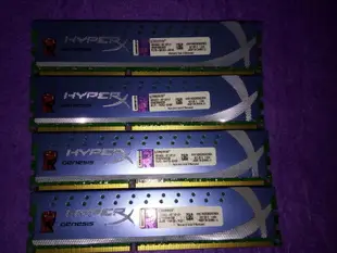 金士頓 DDR3 1600 8GB (4GX2) KHX1600C9D3K2/8GX 雙通道 終身保固