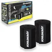 Schildkröt® Slackline Jungle Line Zipline Complete Set for 2 Trees XXL Version with Velcro for Easy Installation Black