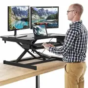 Standing Desk Coverter Stand Up Desk Adjustable Desk 32 inches Riser Home Office