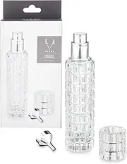 Viski True Martini Atomizer Perfect for Vermouth or Bitters, Spray Bottle, Travel Fragrance, DIY, Refillable Sprayer, Stainless Steel, Bar Accessory, 30 ml, Set of 1, Clear