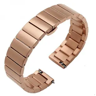新品促銷 華為B5金屬手環華為B5不銹鋼表帶華為watch手表不鏽鋼金屬表帶華為B5替換腕帶華為手環b5壹株蝴蝶扣表帶